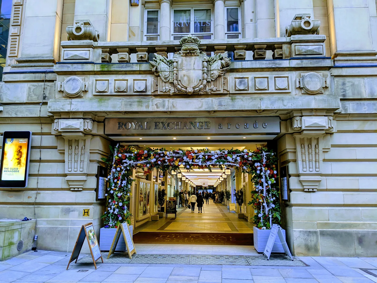 Interior at Royal Exchange Theatre Manchester — travel photo