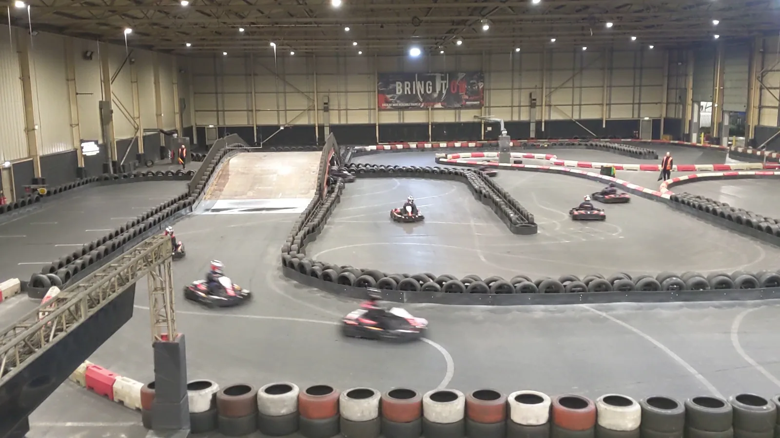 Interior at TeamSport Go Karting Manchester Trafford Park Manchester — travel photo