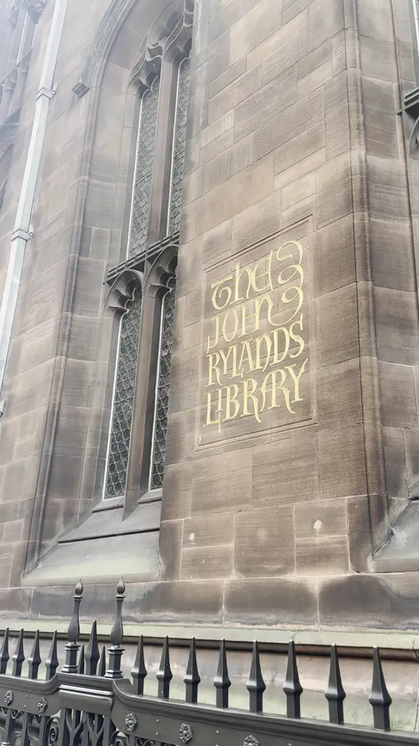 Interior at The John Rylands Library Manchester — travel photo