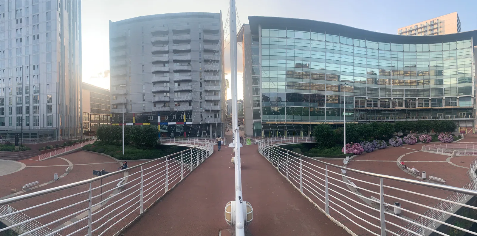 Atmosphere at Trinity Bridge Manchester — travel photo