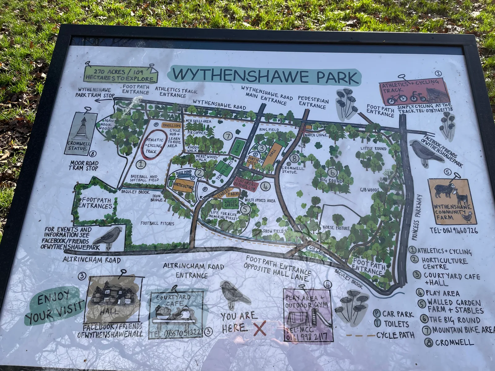 Interior at Wythenshawe Park Manchester — travel photo