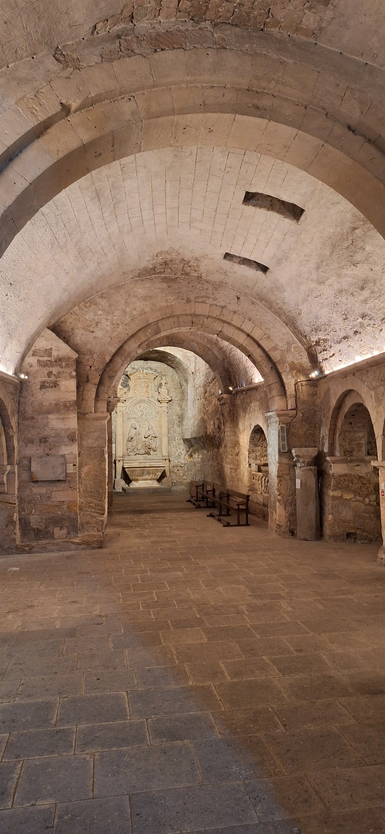 Interior at Abbaye Saint-Victor Marseille — travel photo