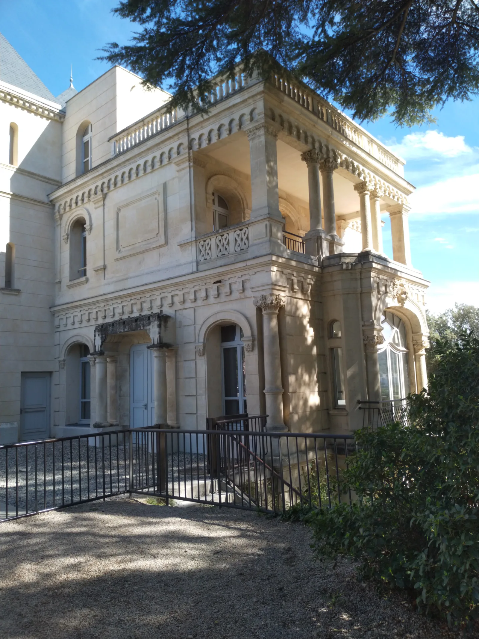 Interior at Castle Park of Buzine Marseille — travel photo