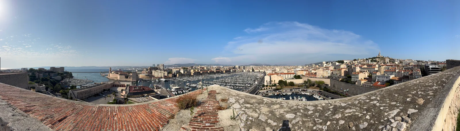 Main view at Citadelle de Marseille (Fort Saint-Nicolas) Marseille — travel photo