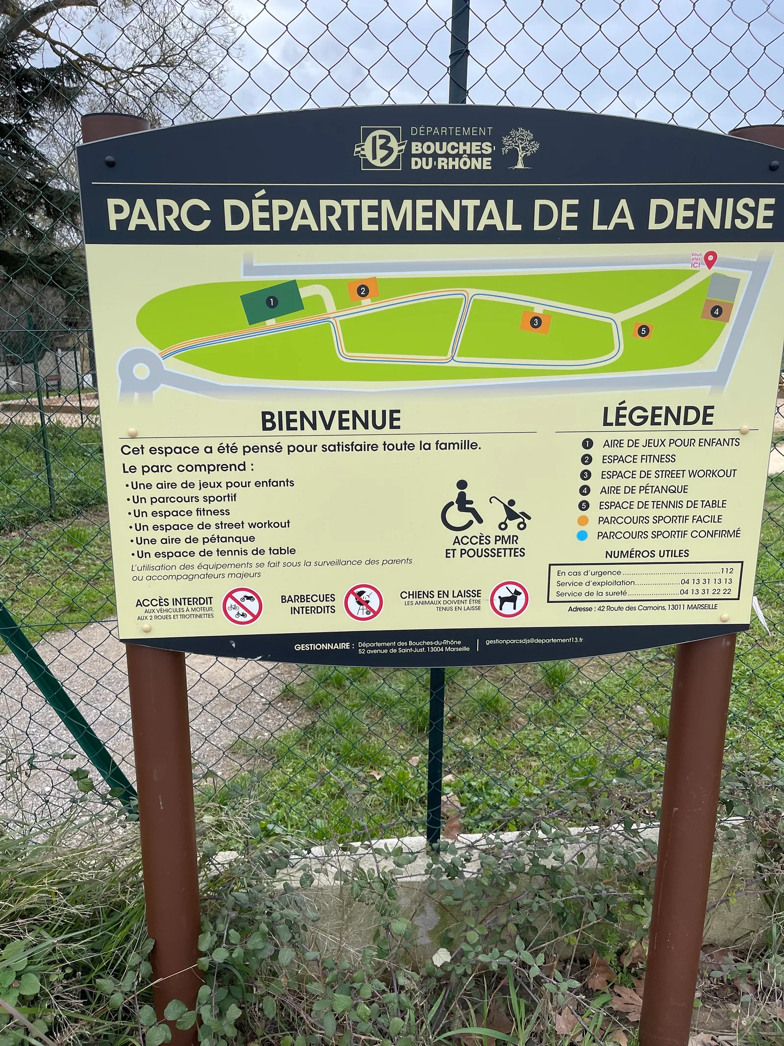 Main view at Denise State Park Marseille — travel photo