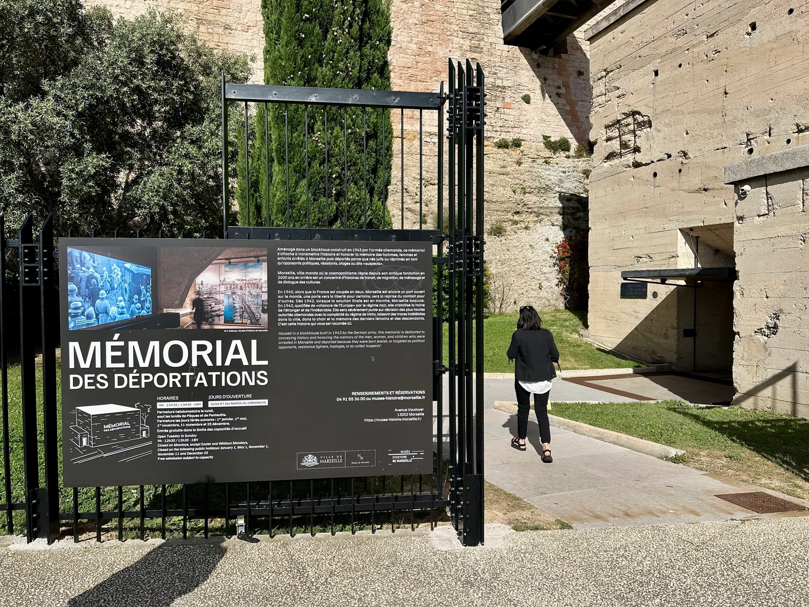 Atmosphere at Mémorial des Déportations de la Ville de Marseille Marseille — travel photo