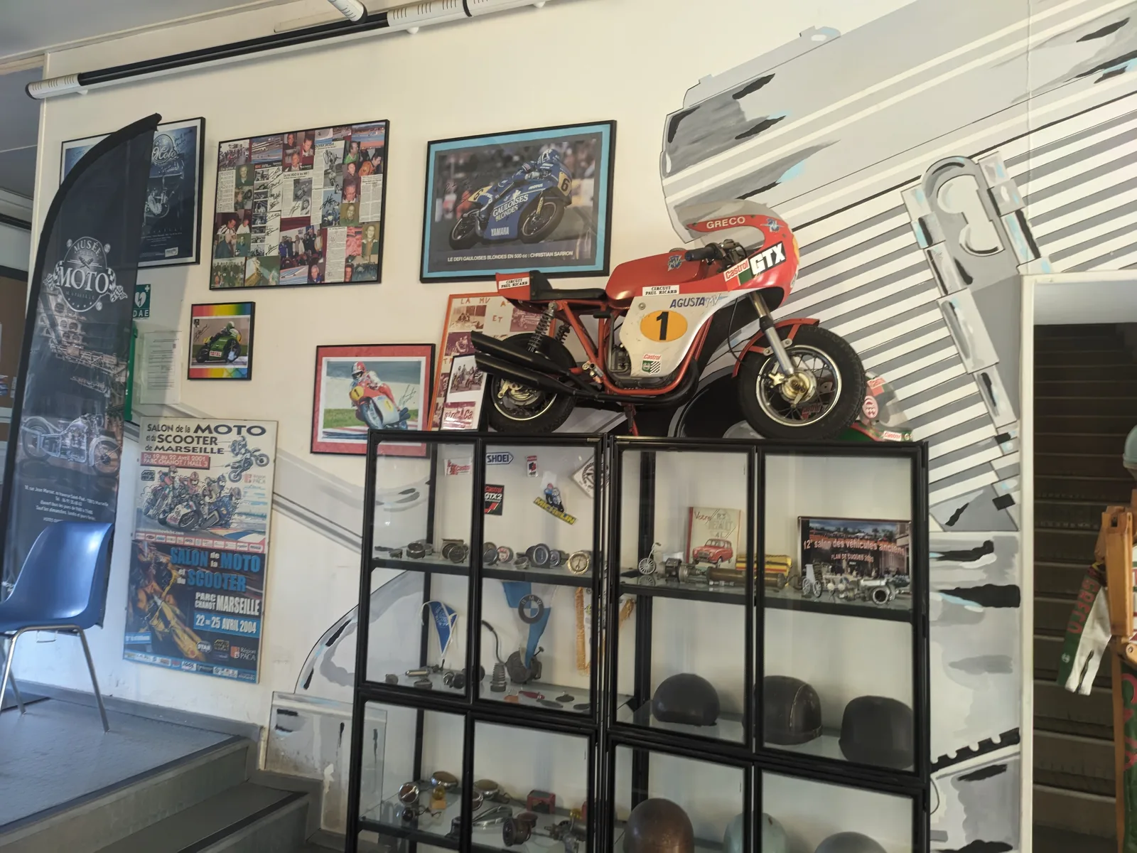 Details at Musée de la Moto Marseille — travel photo