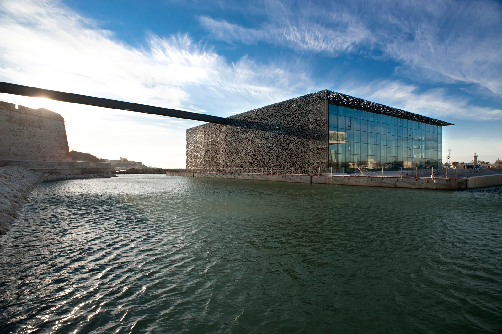 Atmosphere at Museum of European and Mediterranean Civilisations Marseille — travel photo
