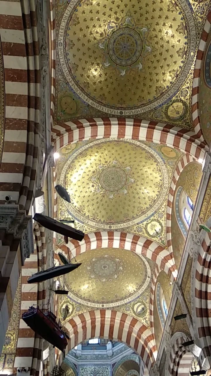 Details at Notre-Dame de la Garde Marseille — travel photo