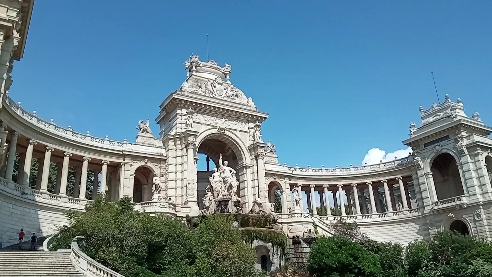 Details at Palais Longchamp Marseille — travel photo