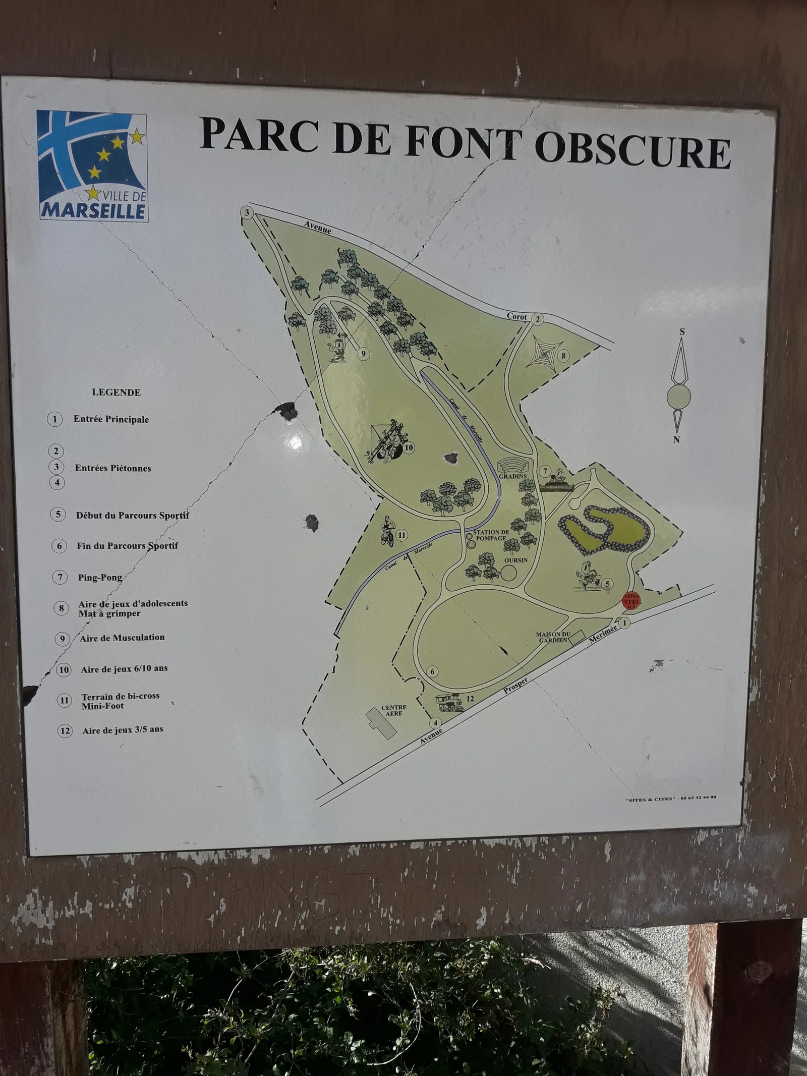 Main view at Parc de Font Obscure Marseille — travel photo