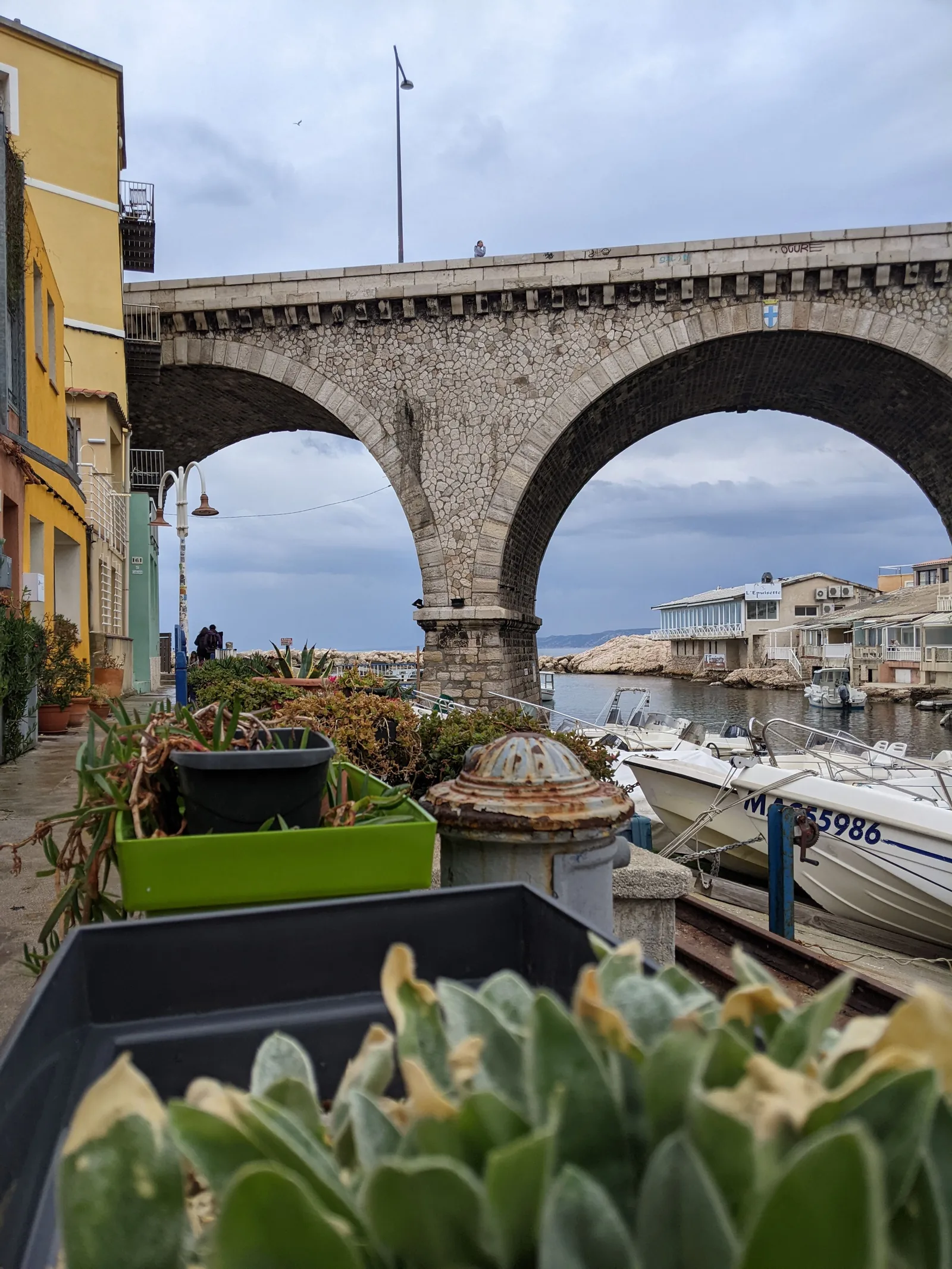 Interior at Pont du Vallon des Auffes Marseille — travel photo