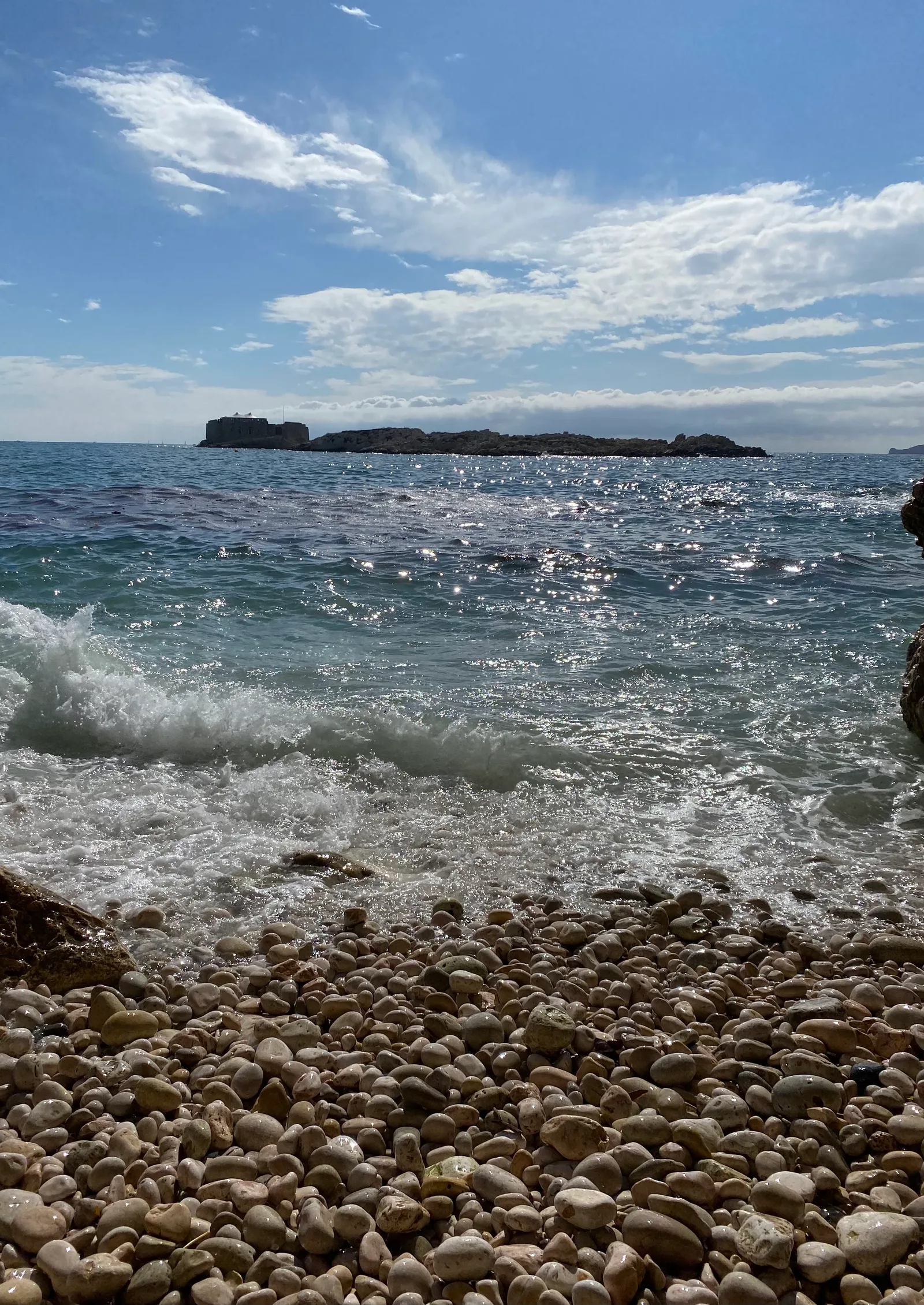Main view at Promenade du soleil couchant Marseille — travel photo
