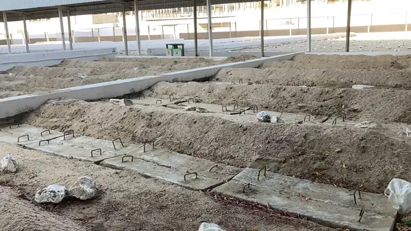 Interior at Al Muallaa Cemetery Mecca — travel photo