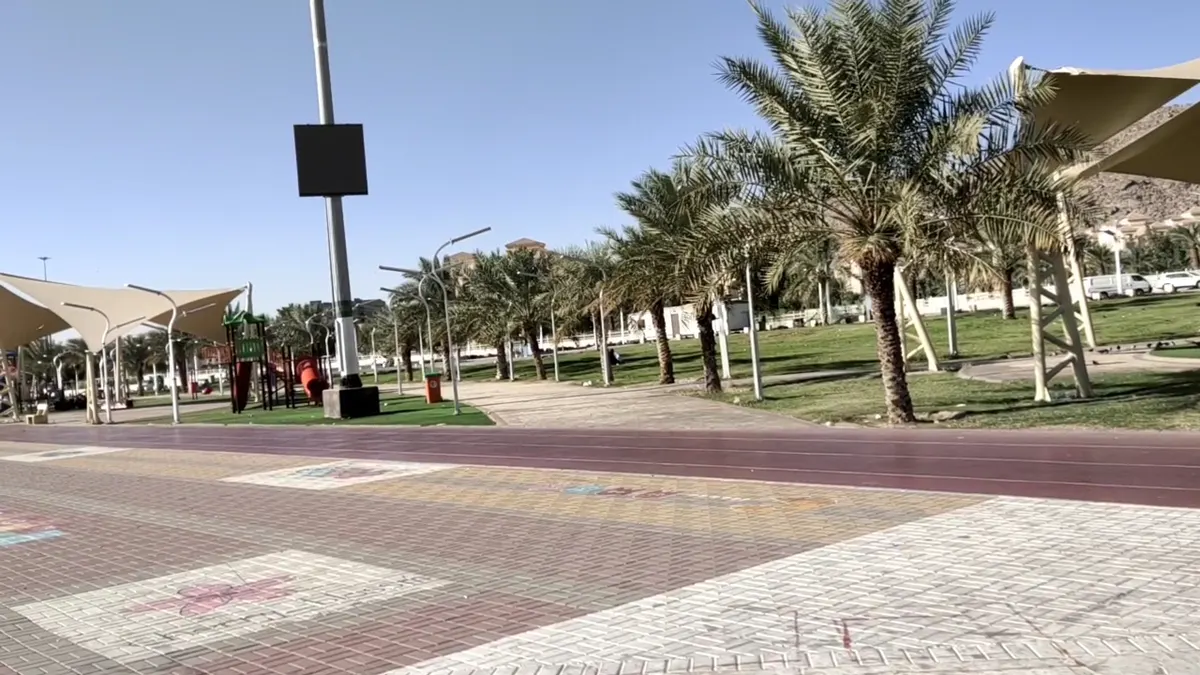 Main view at King Abdullah Park Mecca — travel photo
