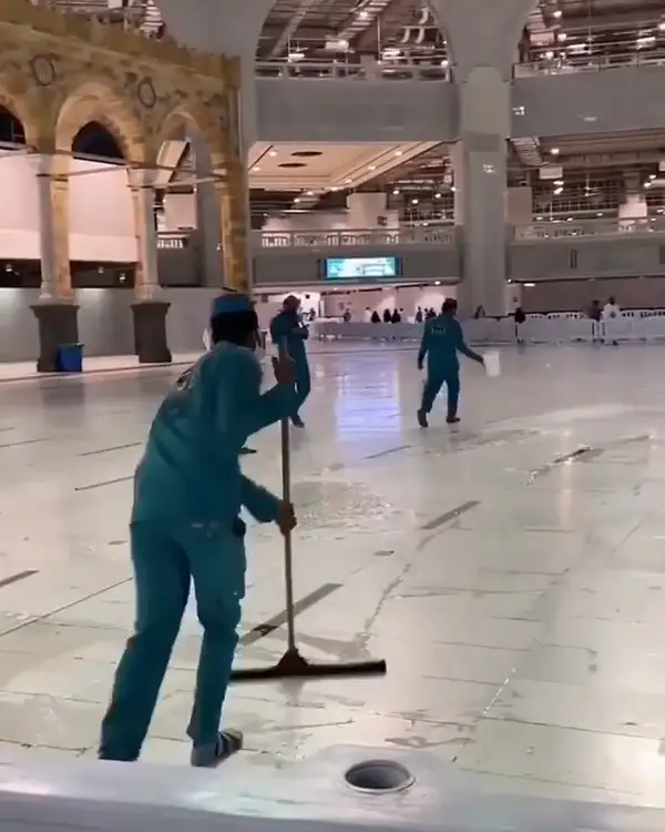 Interior at Zamzam Well Mecca — travel photo