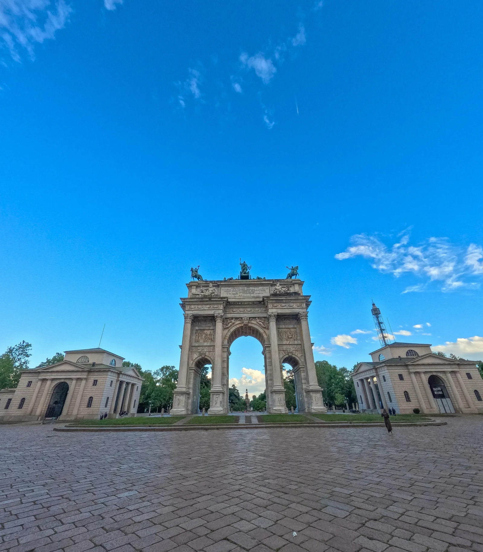 Interior at Arco della Pace Milan — travel photo