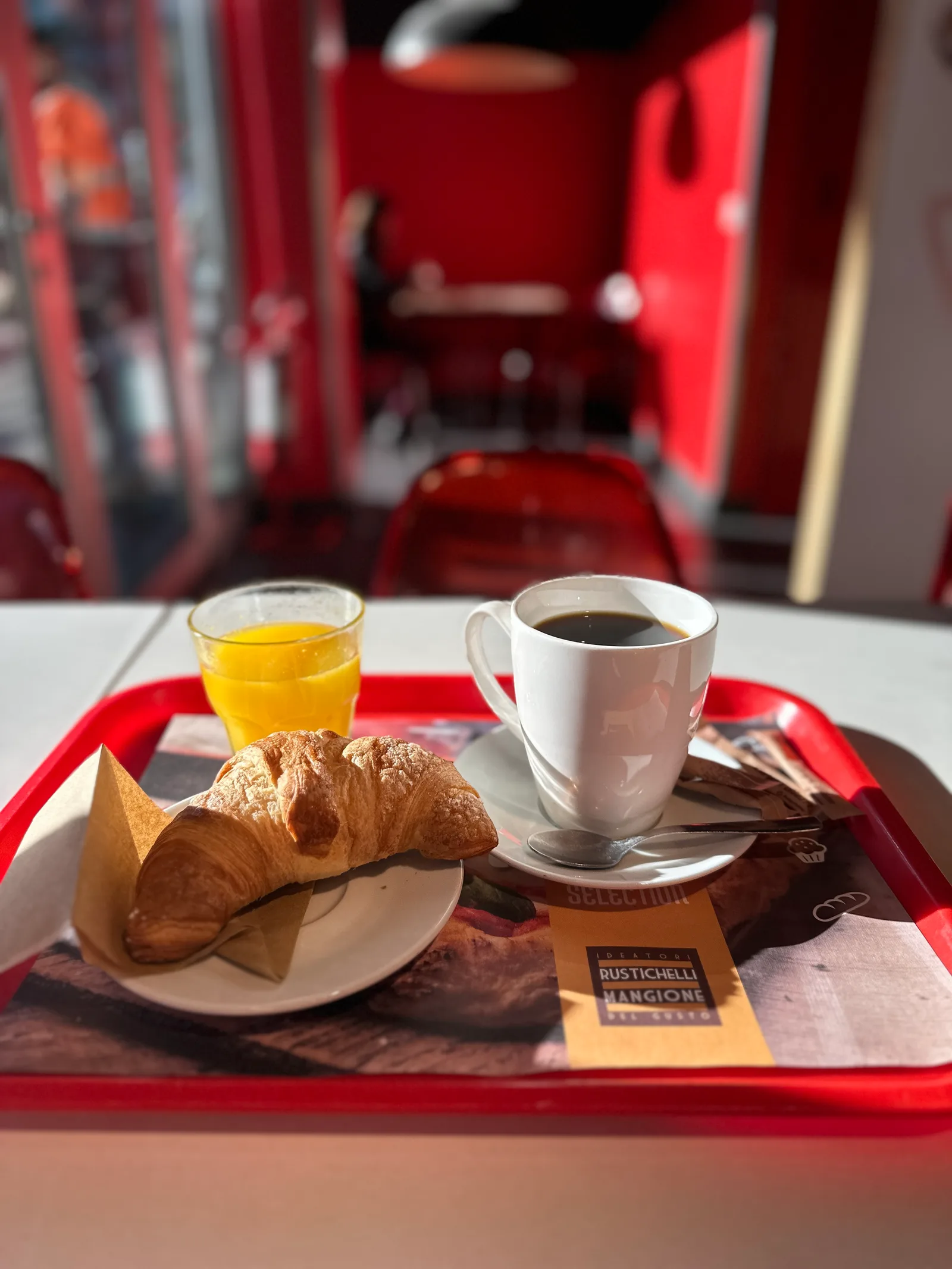 Interior at Bricco Café Milan — travel photo
