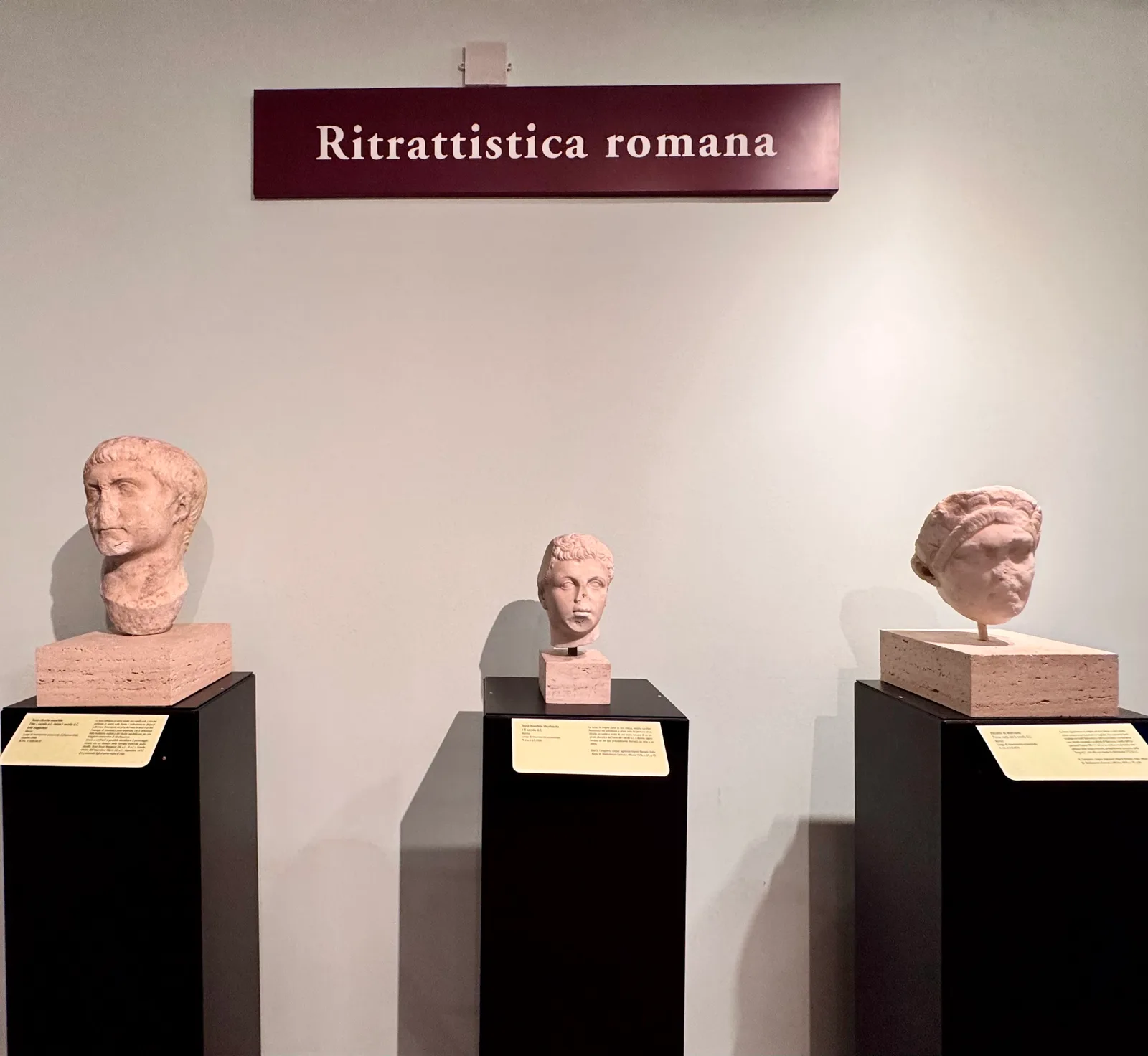 Interior at Civic Archaeological Museum Milan — travel photo