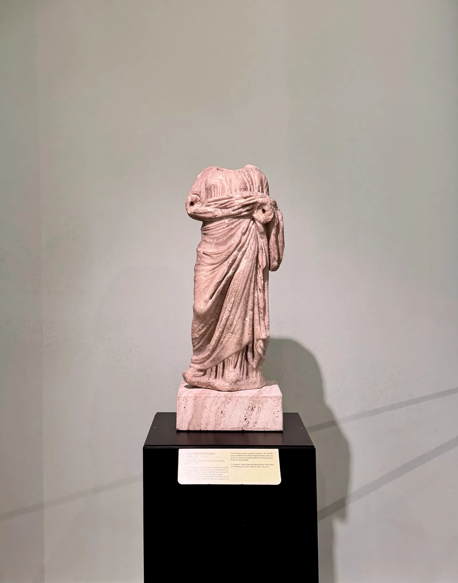 Details at Civic Archaeological Museum Milan — travel photo