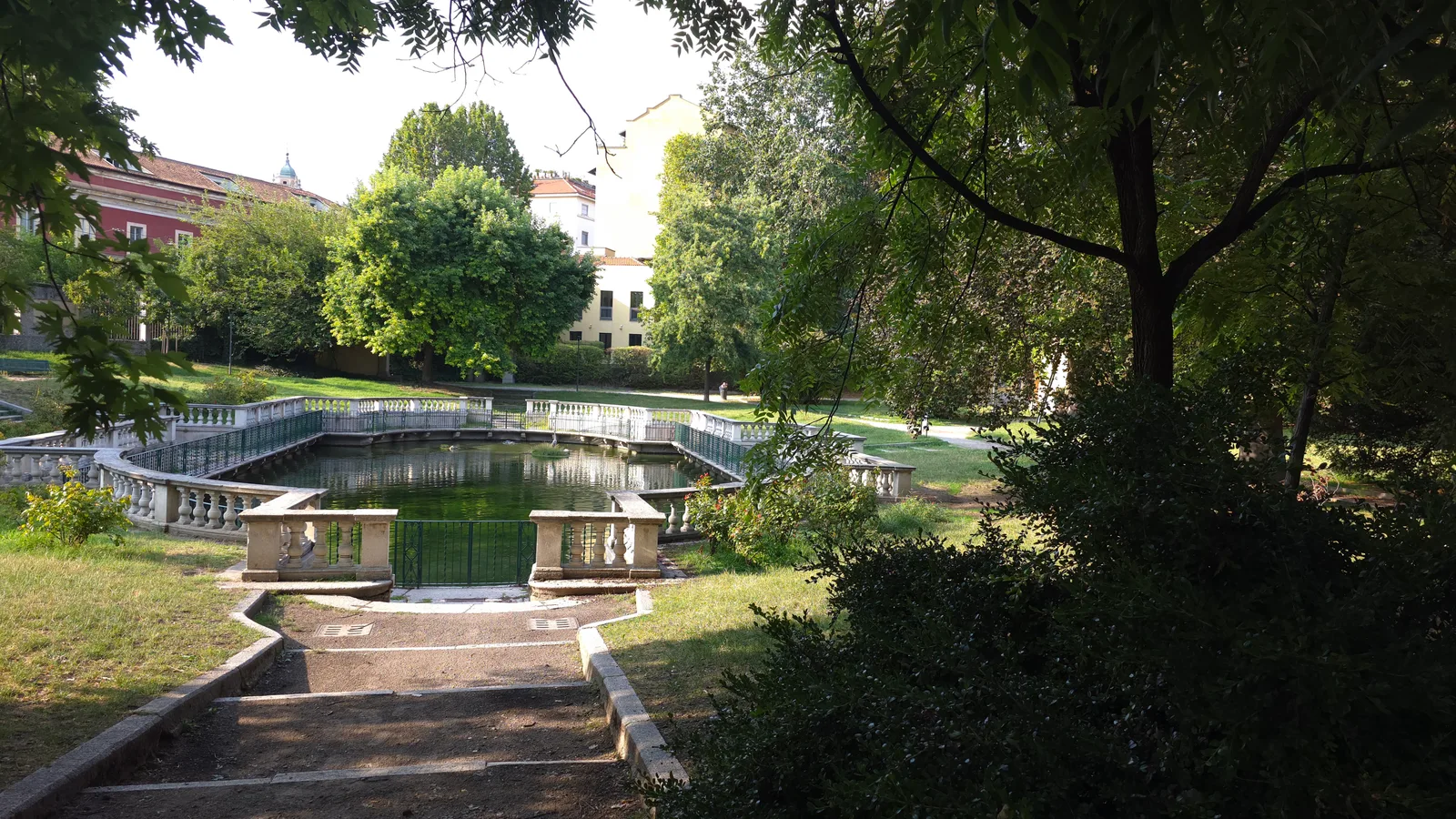 Main view at Giardini della Guastalla Milan — travel photo