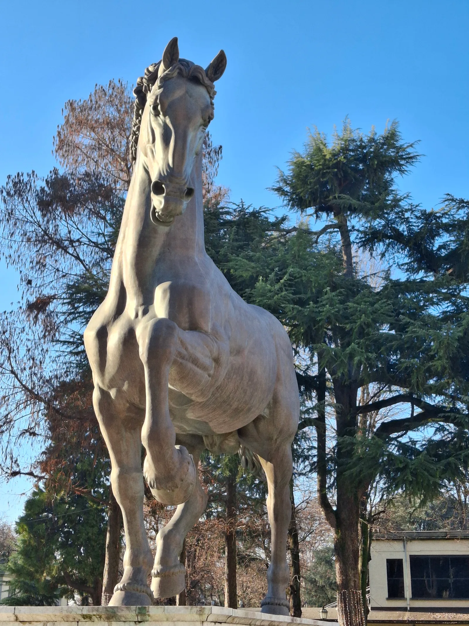 Main view at Leonardo's Horse Milan — travel photo