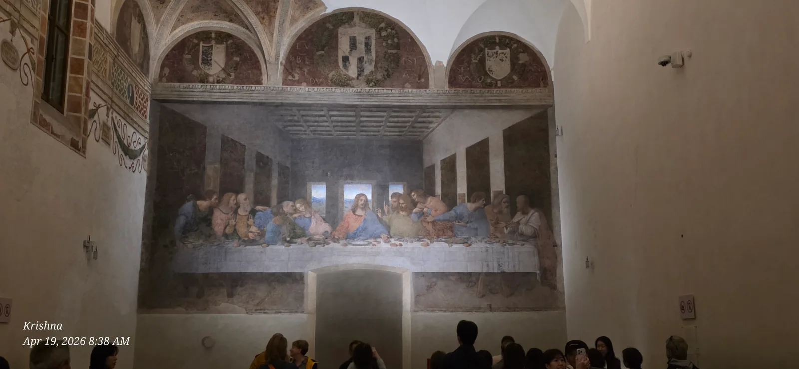 Main view at Leonardo's Last Supper Museum Milan — travel photo
