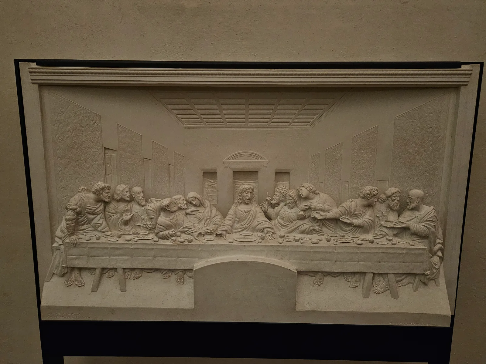 Details at Leonardo's Last Supper Museum Milan — travel photo