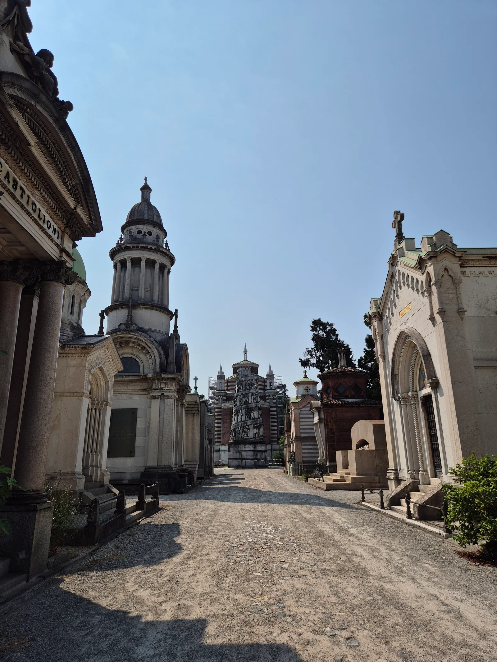 Atmosphere at Monumental Cemetery of Milan Milan — travel photo