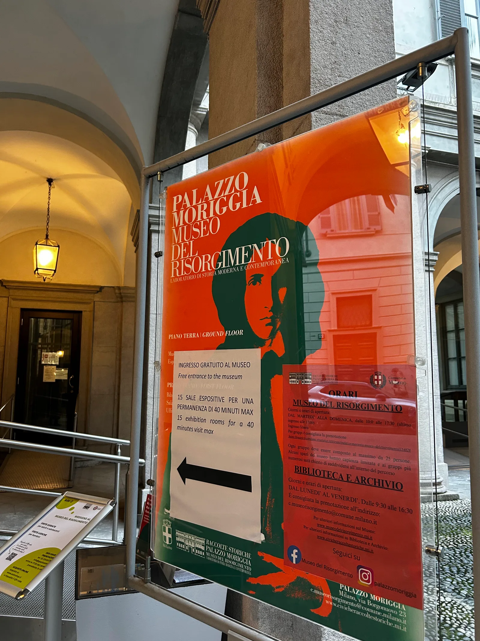 Details at Museo del Risorgimento Milan — travel photo