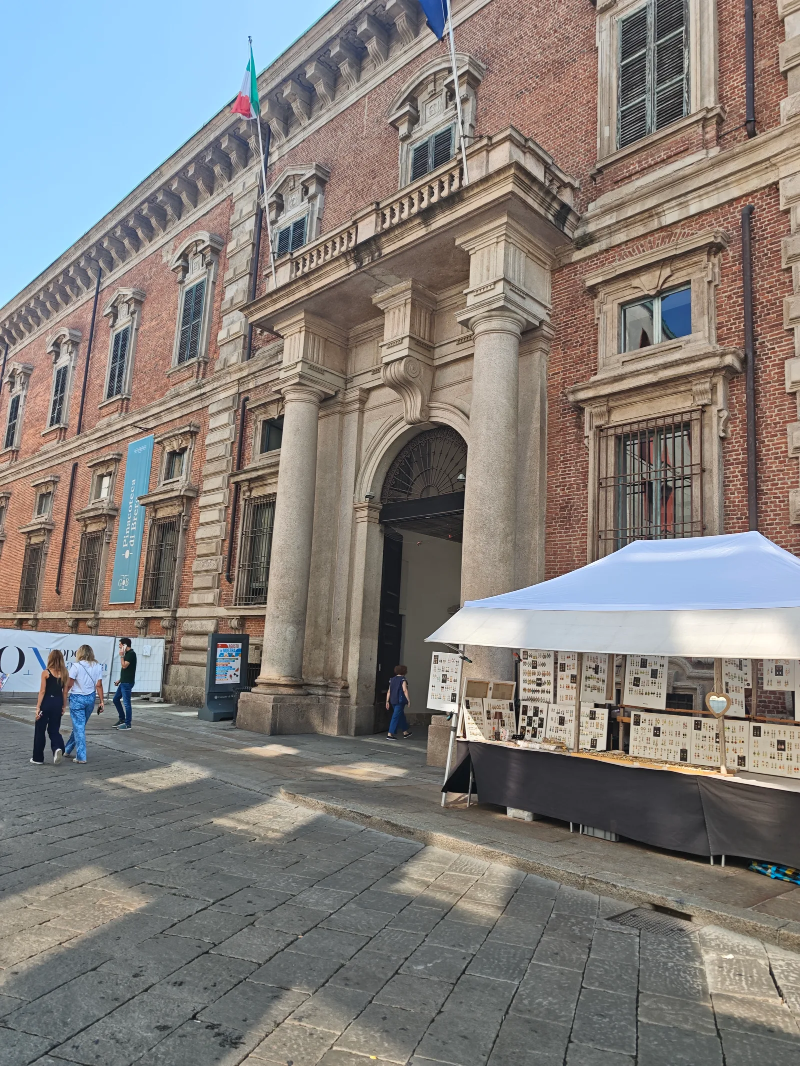 Main view at Palazzo Brera Milan — travel photo