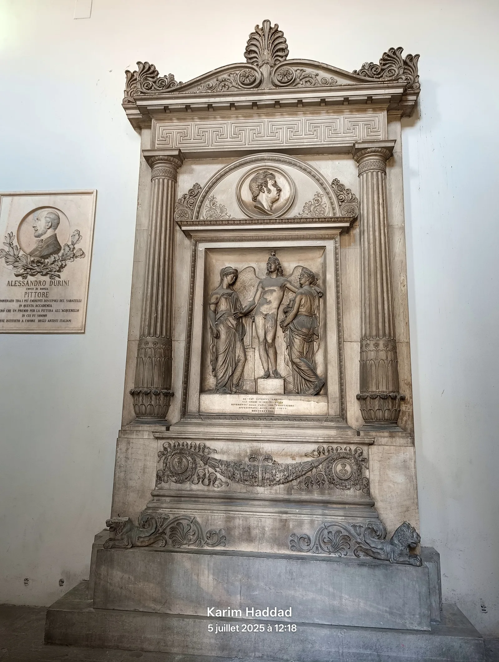 Atmosphere at Palazzo Brera Milan — travel photo