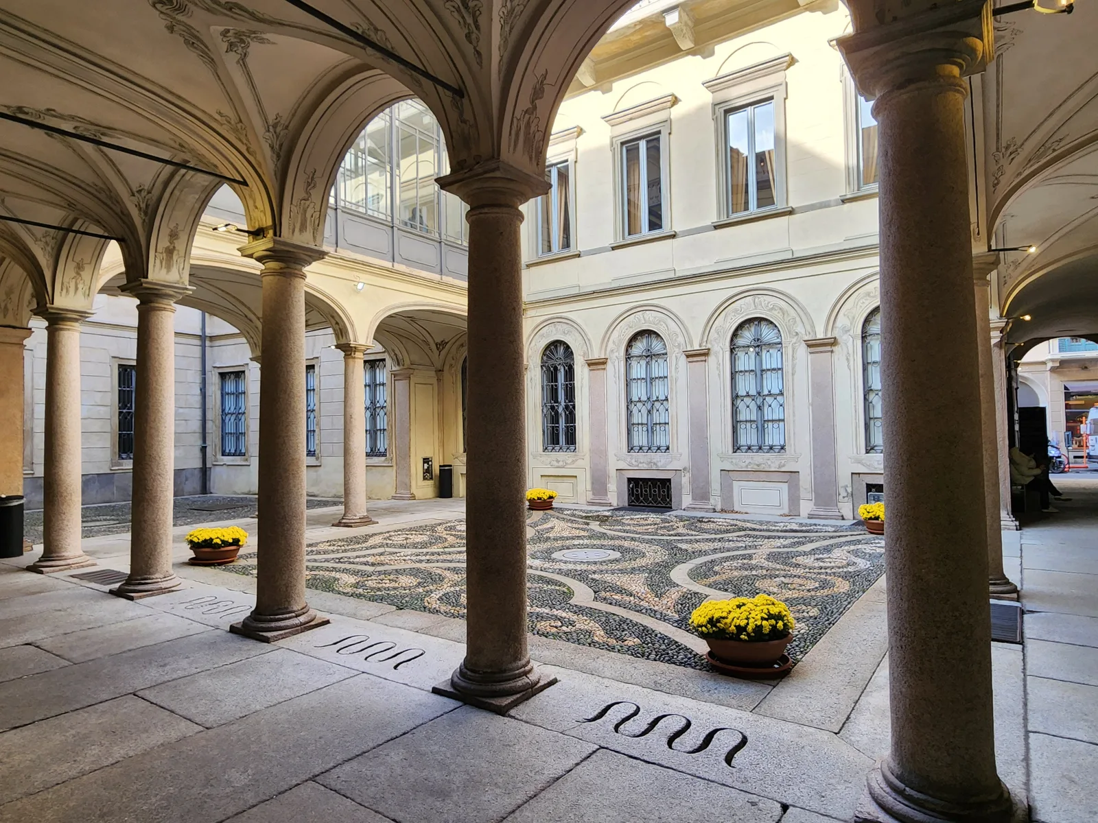 Details at Palazzo Morando Milan — travel photo