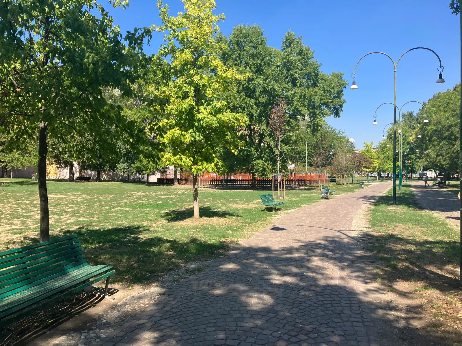 Main view at Parco Giovanni Paolo II Milan — travel photo