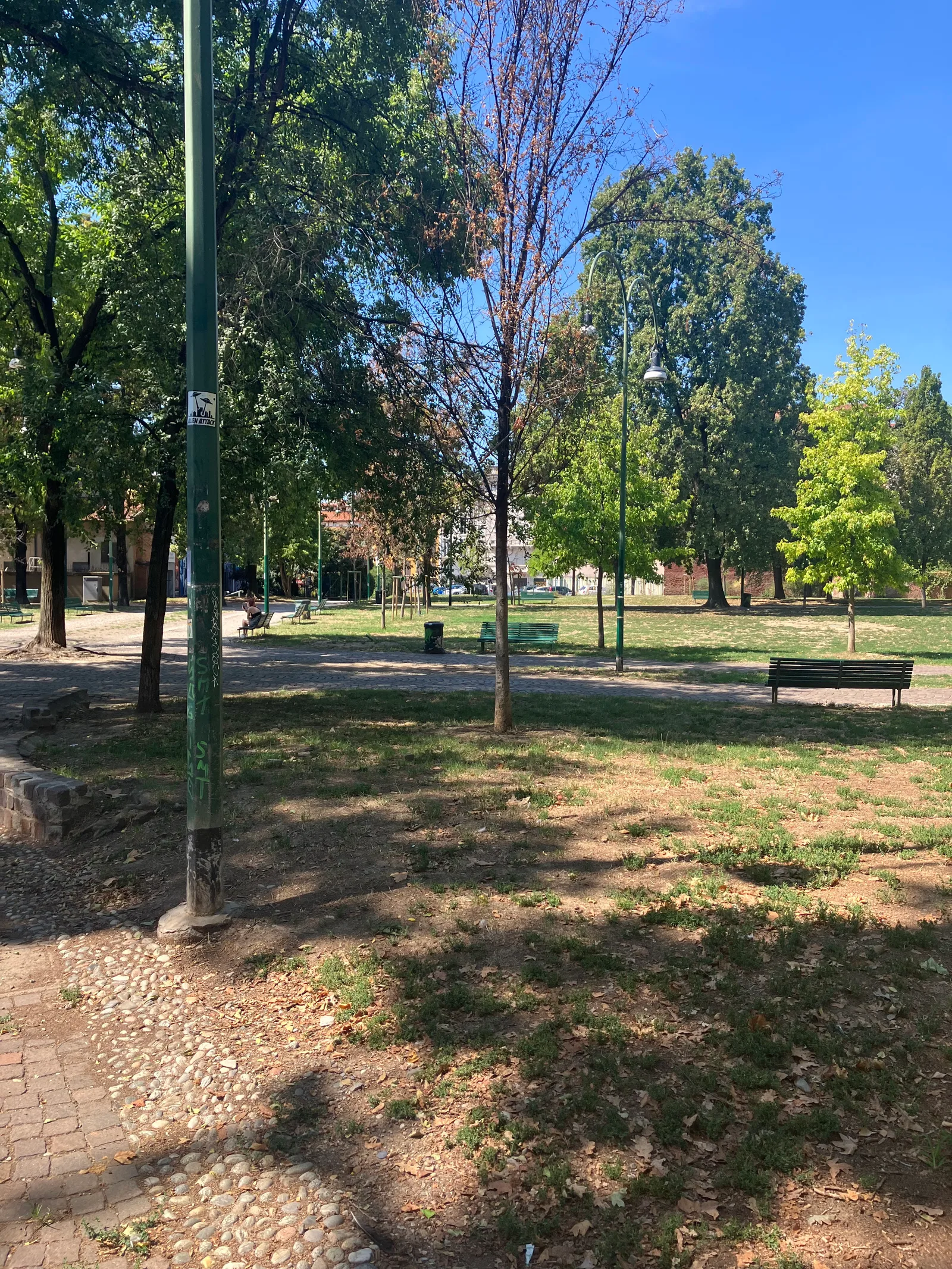 Interior at Parco Giovanni Paolo II Milan — travel photo