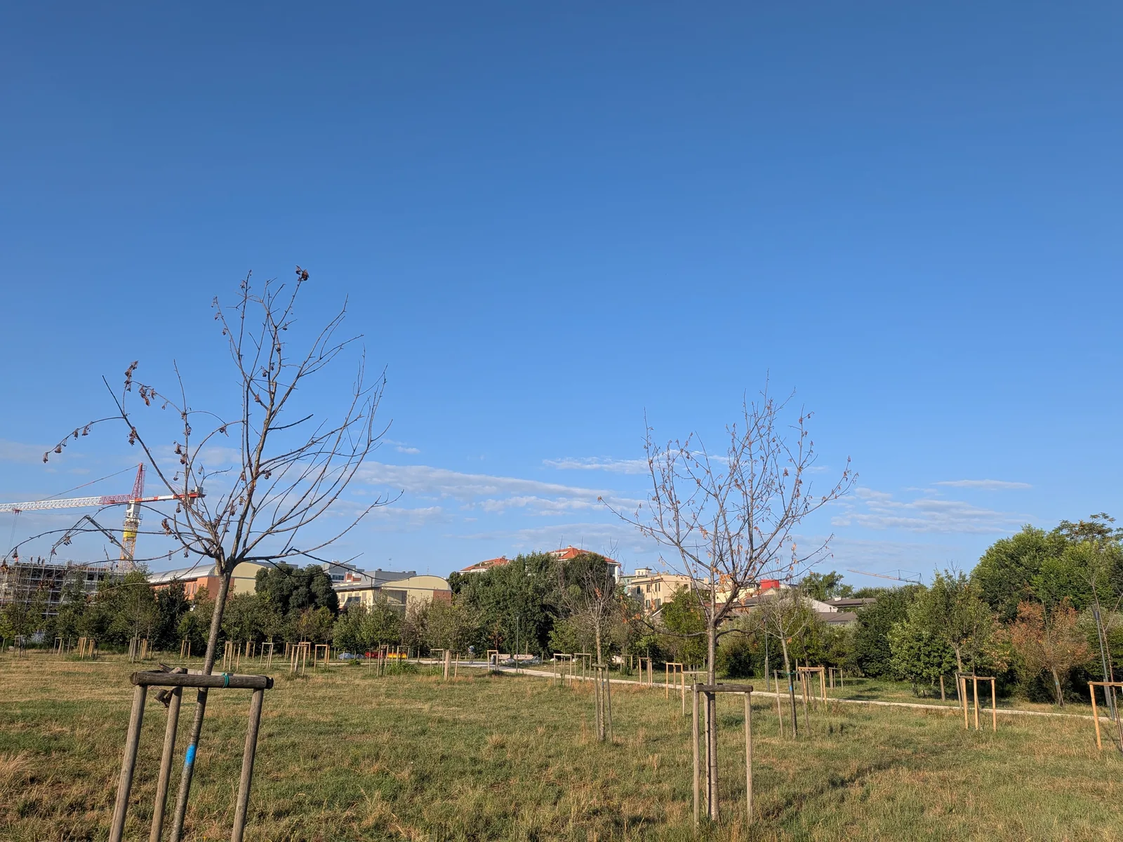 Main view at Parco Segantini Milan — travel photo
