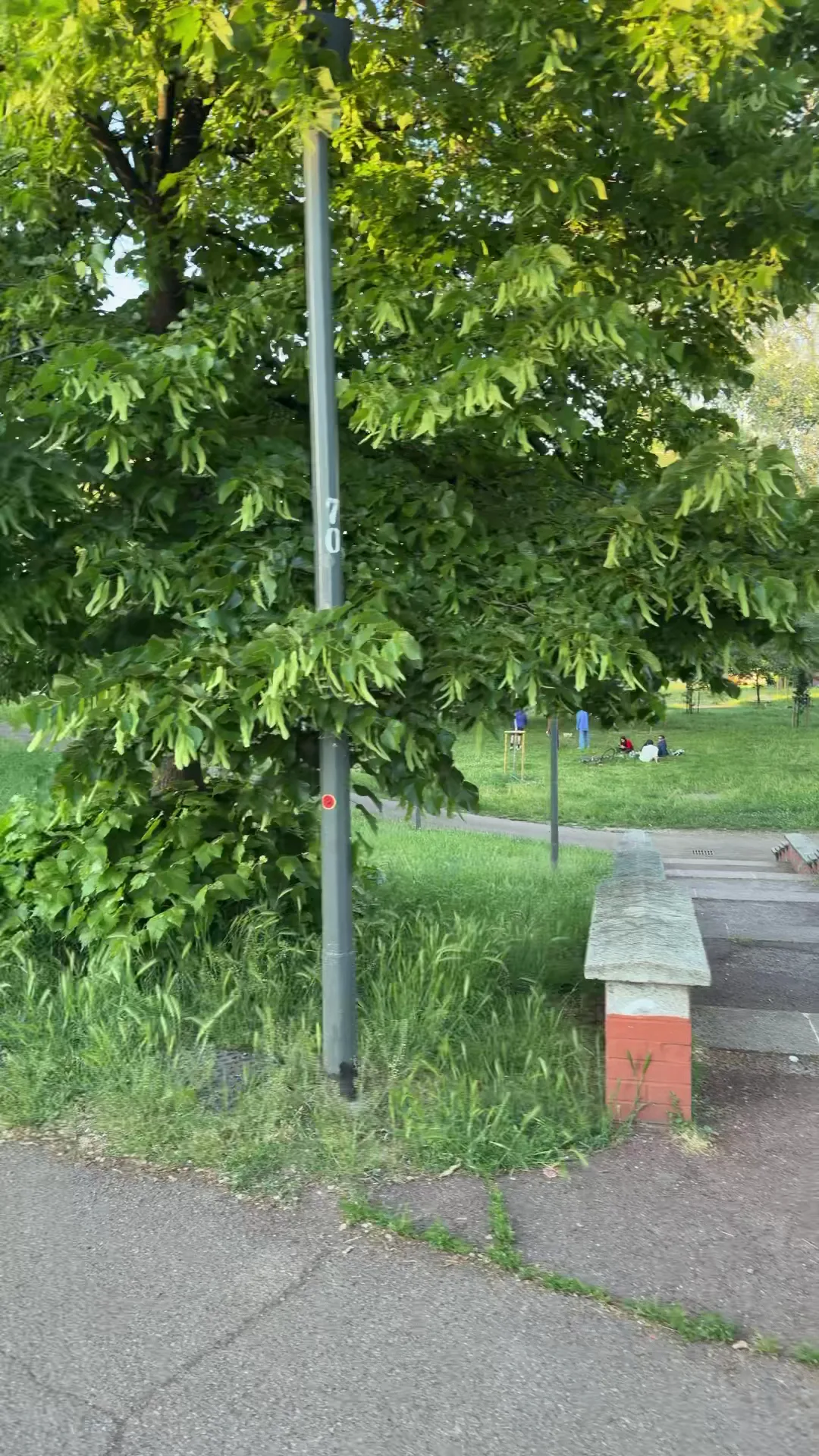 Details at Parco Segantini Milan — travel photo