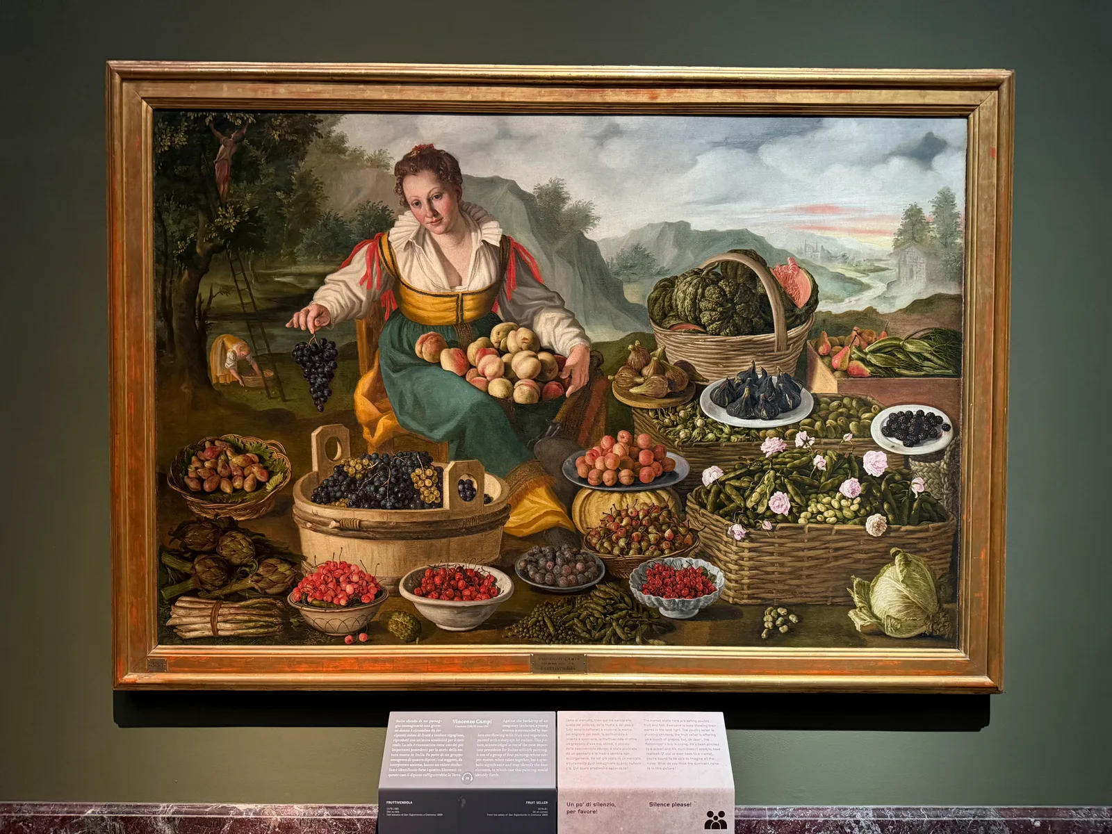 Interior at Pinacoteca di Brera Milan — travel photo