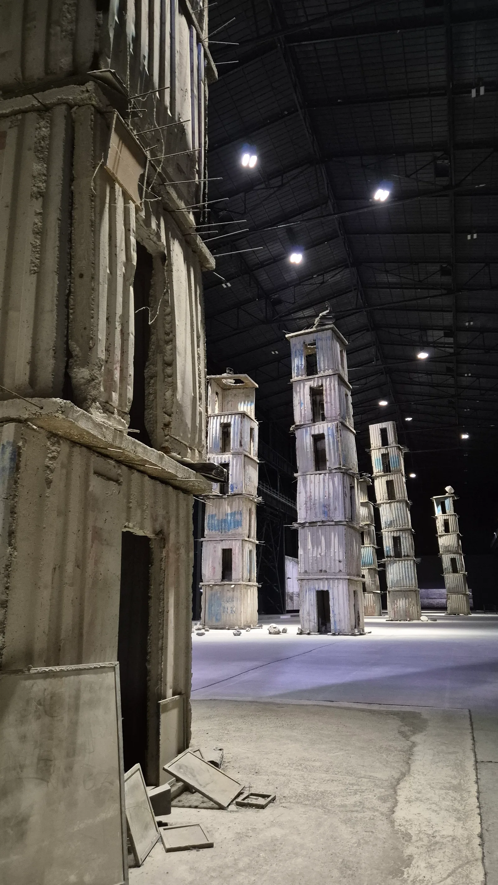 Interior at Pirelli Hangar Bicocca Milan — travel photo