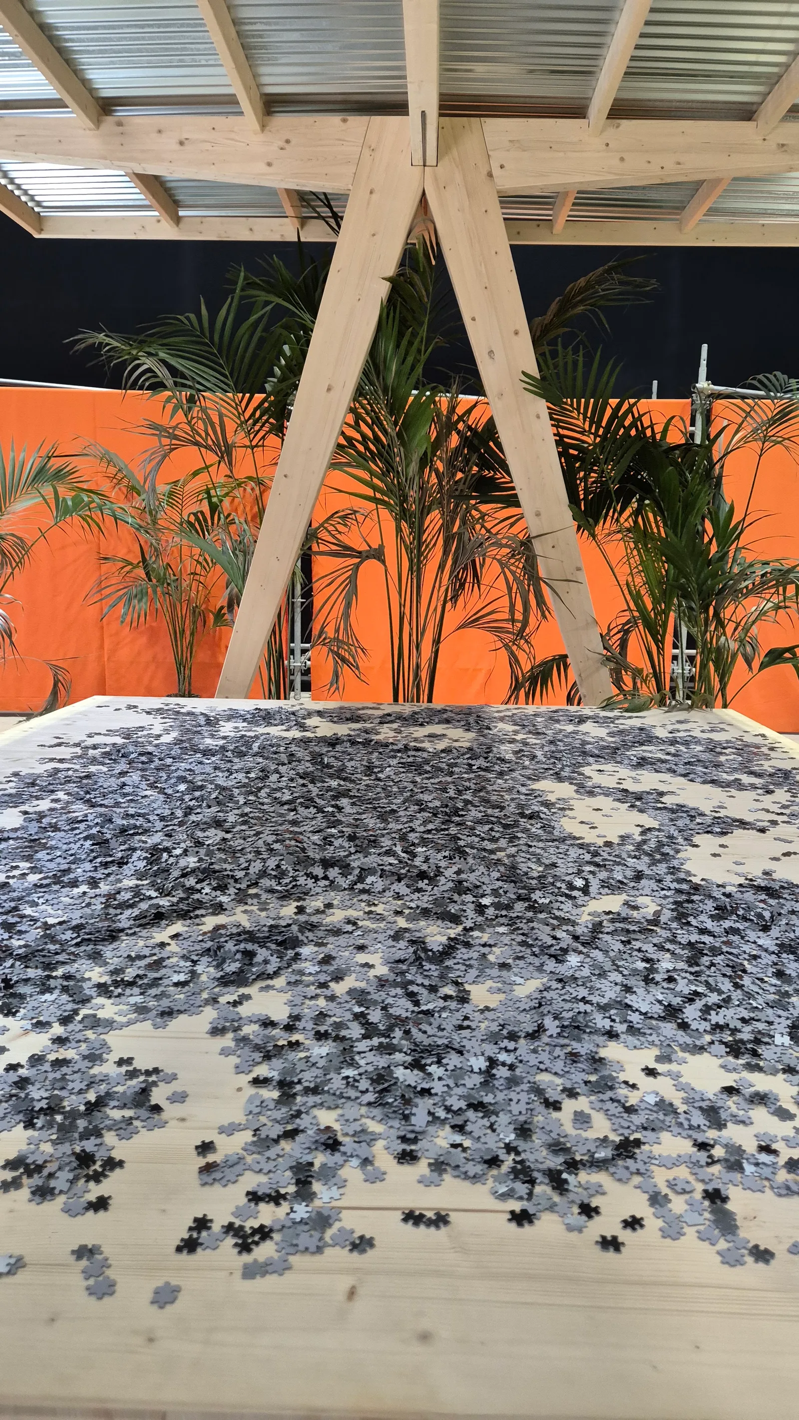 Atmosphere at Pirelli Hangar Bicocca Milan — travel photo