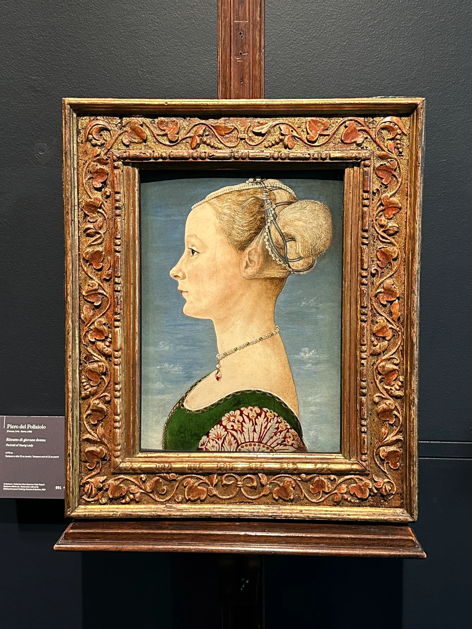 Interior at Poldi Pezzoli Museum Milan — travel photo