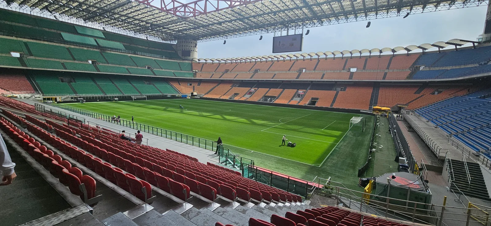 Atmosphere at San Siro Museum Milan — travel photo