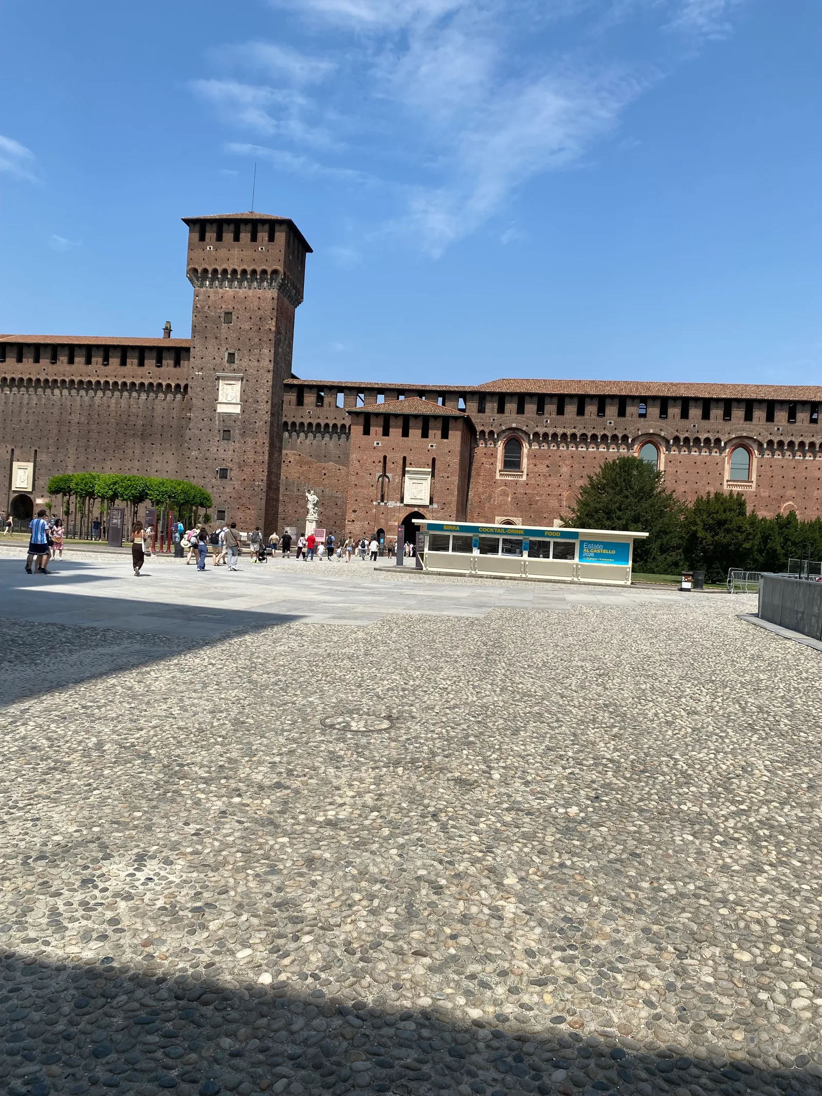Details at Sforzesco Castle Milan — travel photo