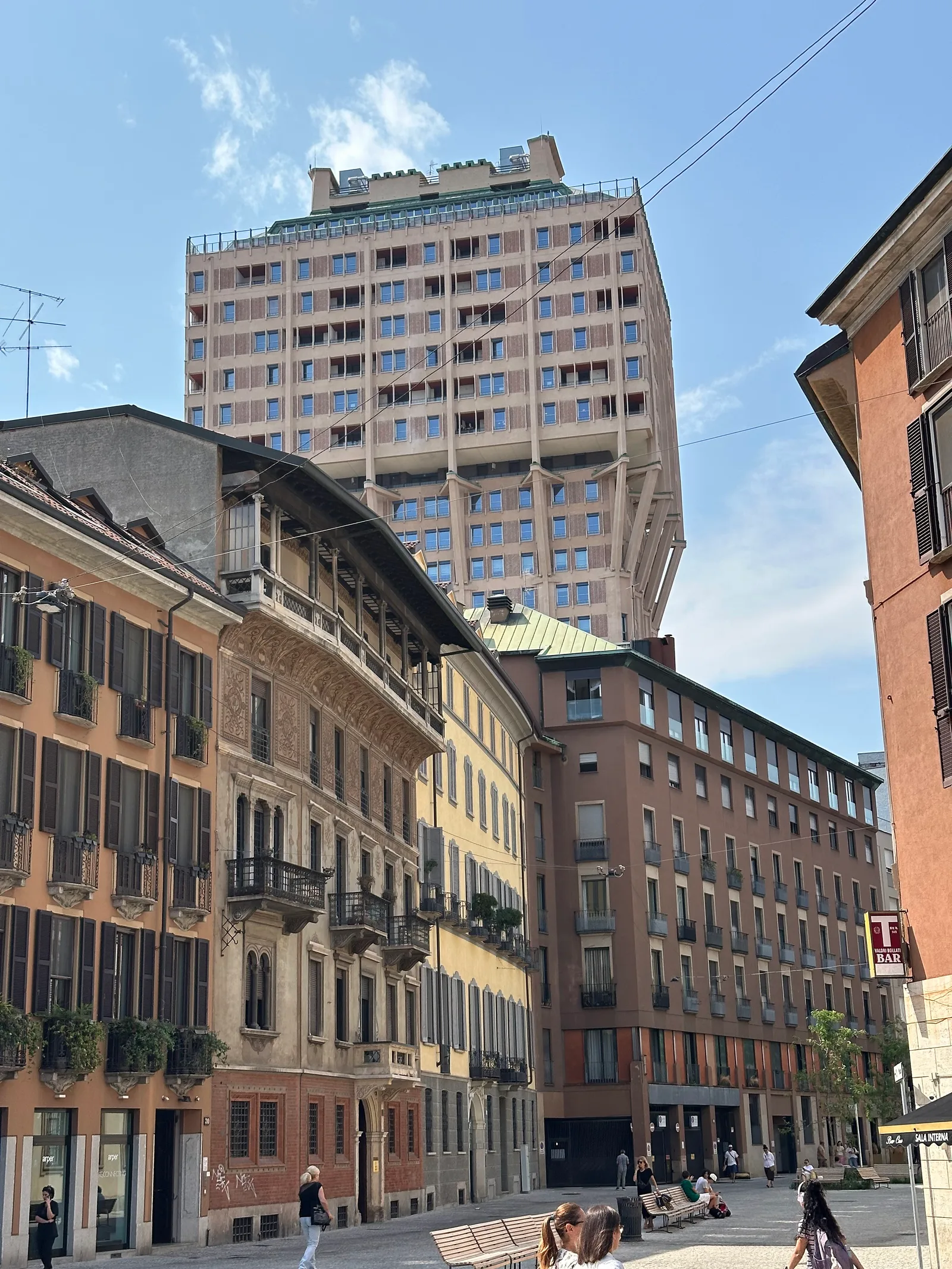Interior at Velasca Tower Milan — travel photo