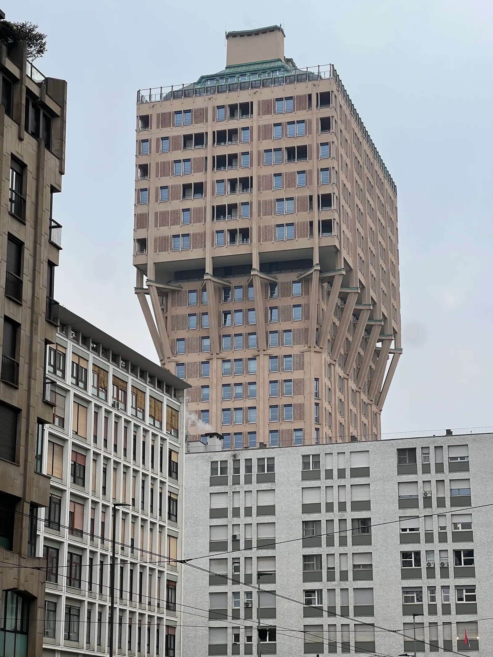 Details at Velasca Tower Milan — travel photo
