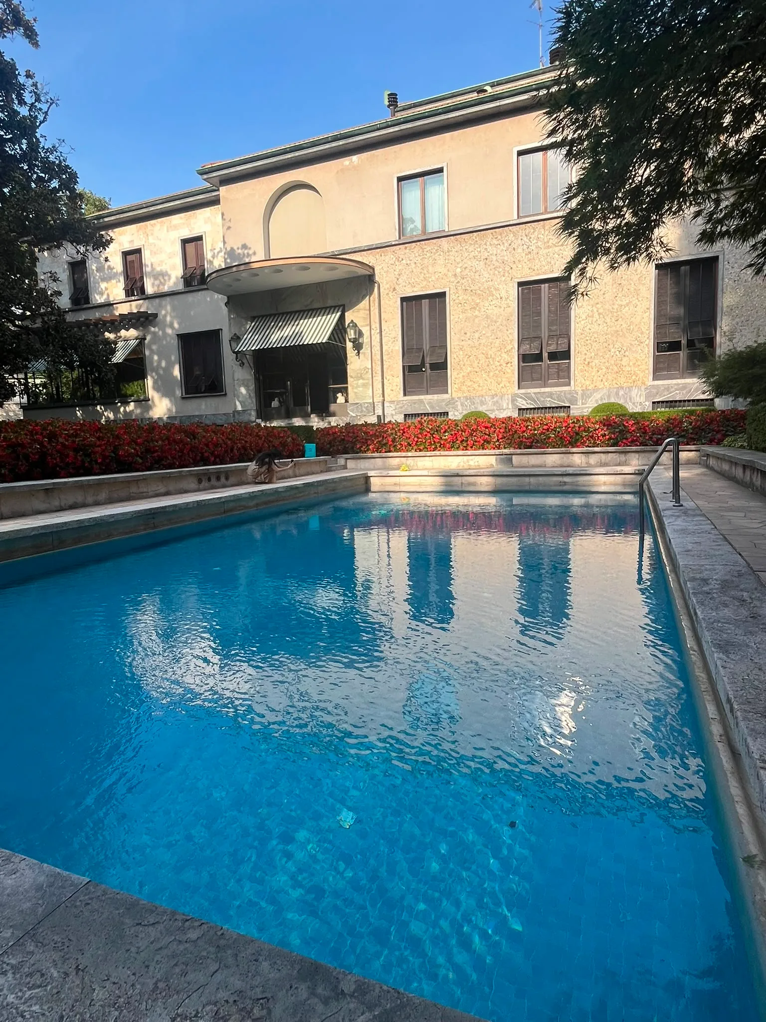 Main view at Villa Necchi Campiglio Milan — travel photo