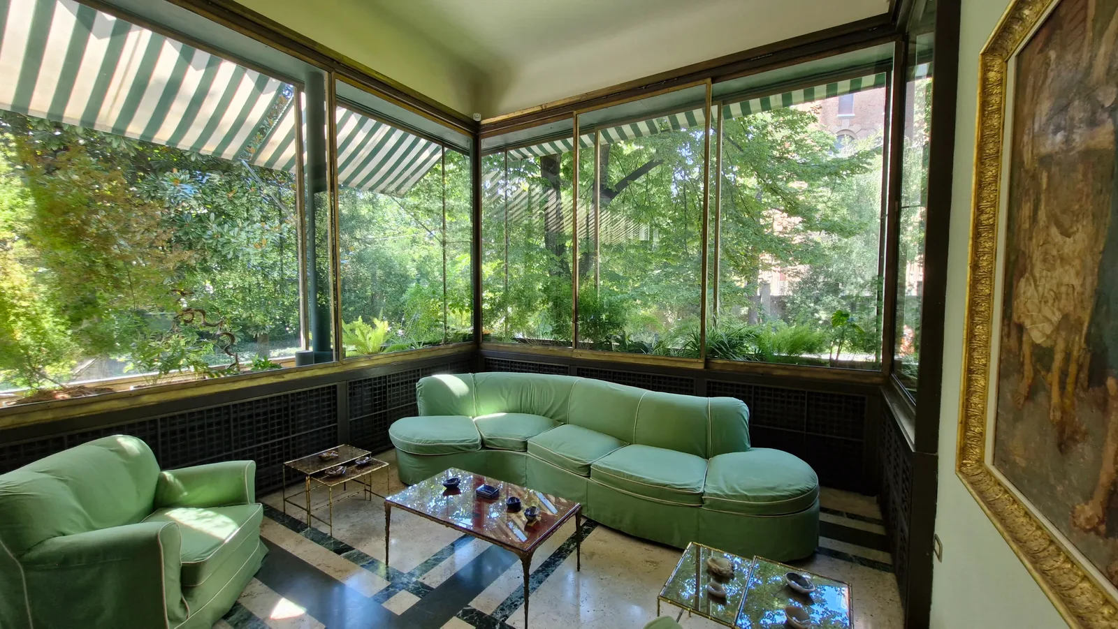 Interior at Villa Necchi Campiglio Milan — travel photo