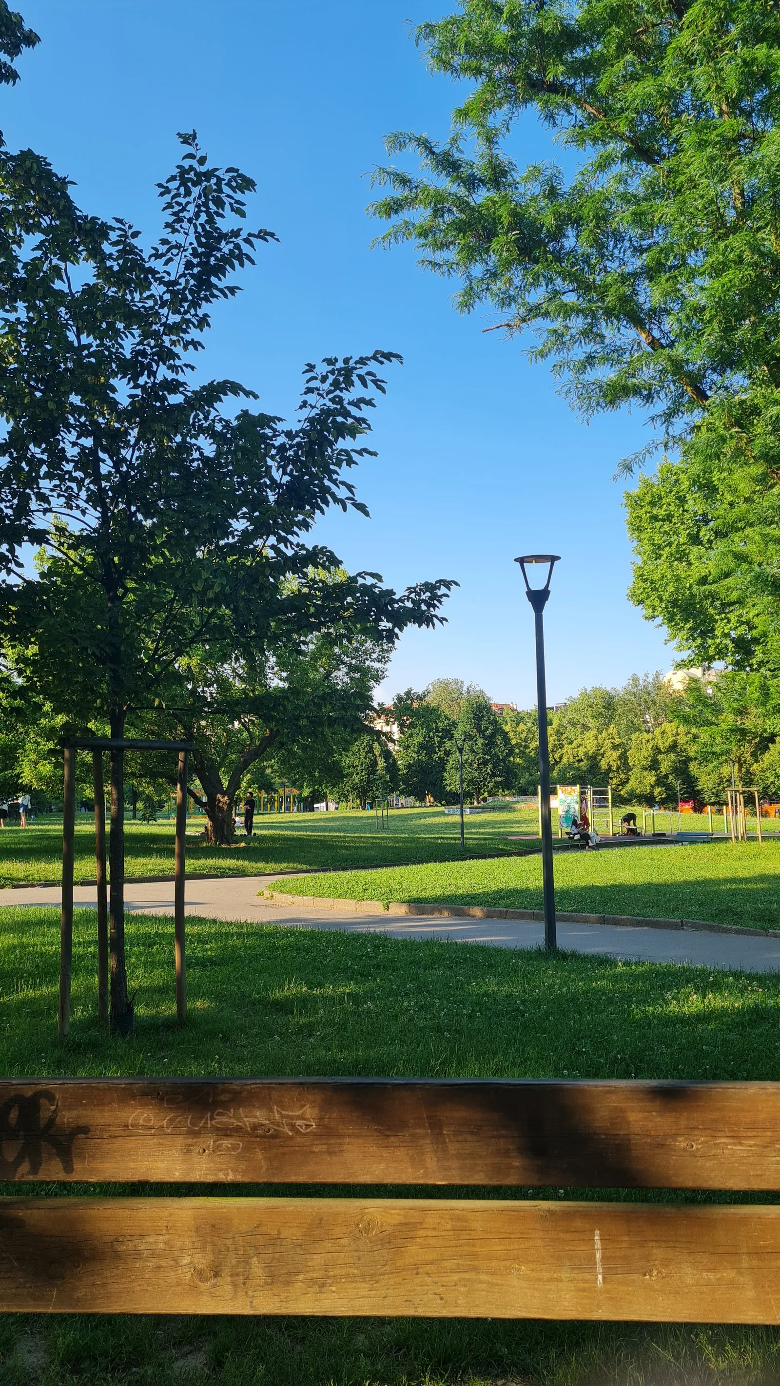 Interior at Vittorio Formentano Park Milan — travel photo