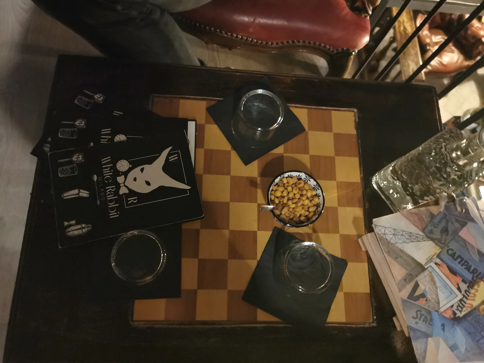 Details at White Rabbit Speakeasy Milan — travel photo