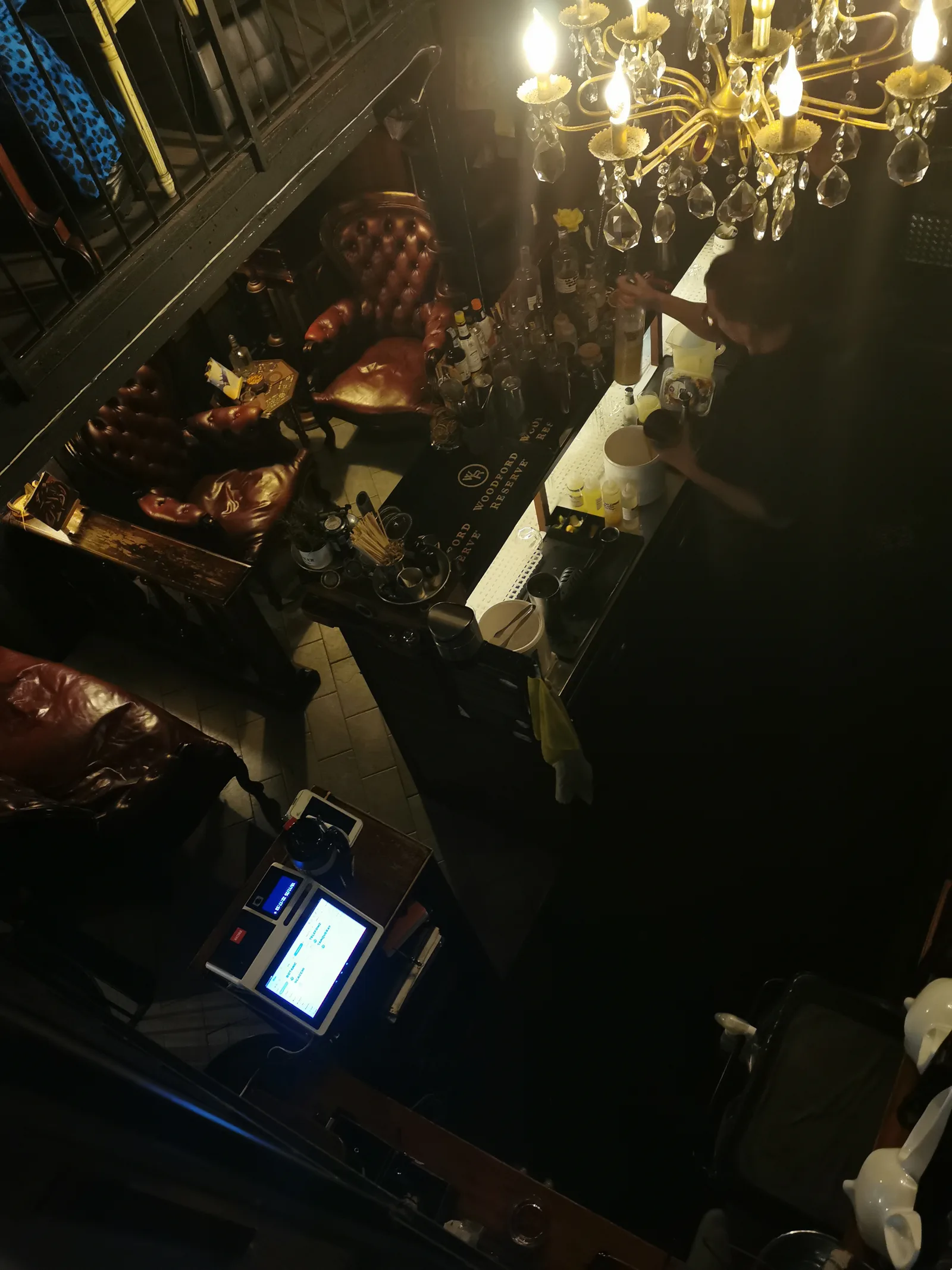 Atmosphere at White Rabbit Speakeasy Milan — travel photo